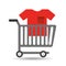 Buying cart tshirt clothing design