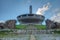 Buzludzha, Bulgaria, June 24, 2020: Monument House of the Bulgarian Communist Party at Buzludzha peak in Bulgaria