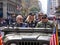 Buzz Aldrin in Jeep during 2019 NYC Veteran`s Day Parade