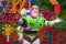 Buzz Lightyear on colorful background in Hollywood Studios at Walt Disney World area  3