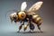 Buzzing with Creativity: An Adorable Robotic Bee Character Desig