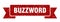 buzzword ribbon. buzzword grunge band sign.