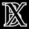 BX letter branding logo design with a leaf..