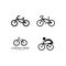 Bycicle logo Template vector