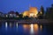 Bydgoszcz Cathedral and Brda River by Night