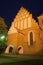 Bydgoszcz Cathedral by Night in Poland