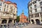 Bydgoszcz city center with church of the Blessed Virgin Mary