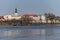 Bydgoszcz, kujawsko-pomorskie / Poland - April, 3, 2019: Old district of Bydgoszcz on the Vistula. Historic buildings of Fordon