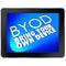 BYOD Tablet Computer Blue Screen Bring Your Own Device Acronym