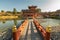 Byodo-in Buddhist temple in Uji, Kyoto Prefecture, Japan