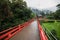 Byodo-In Temple in Valley of the Temples at Oahu island, Hawaii.