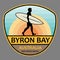 Byron Bay, Australia, abstract stamp or emblem