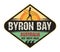 Byron Bay, Australia - surfer sticker, stamp or sign desig