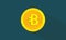 Bytecoin cryptocurrency technology icon logo flat style