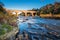 Bywell Bridge crosses River Tyne