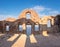 Byzantine Castle Ruins in Oia village, Santorini, Greece