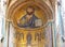 Byzantine Christ Pantocrator mosaic, Duomo, Cefalu, Sicily, Italy