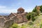 The Byzantine church of Agios Nikolaos in Mystras, Peloponnese, Greece.