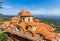 Byzantine church in medieval city of Mystras