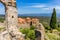 Byzantine church in medieval city of Mystras