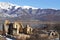 Byzantine church ruins at Prespes, Greece