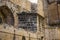 Byzantine facade and Immovable Ladder of Holy Sepulchre Church, Jerusalem.