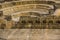 Byzantine facade and Immovable Ladder of Holy Sepulchre Church, Jerusalem.