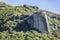 Byzantine miraculous monastery on the rock formation, Meteora, Greece. Mysterious hanging over rocks monasteries near Kalabaka