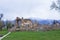 Byzantine ruins in Agios Achilios island, Small Prespa lake, Florina, Greece