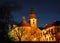 BÅ™evnov Monastery in Prague, evening photo