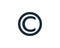 C Letter Copyright Icon Vector Logo Template Illustration Design