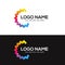 C Letter Multicolor Logo Design Template