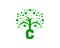 C letter tree logo