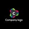 C letter video company vector logo design