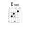 C major chord on guitar