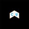 C U joint letter logo initial design