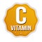 C Vitamin label or sticker