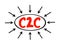 C2C - Client To Client acronym, business concept with arrows