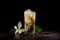 Ca Phe Sua Da, AI generative Vietnamese iced coffee made with sweet condensed milk, strong coffee, and ice