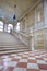 Ca Rezzonico, staircase in public museum, Venice