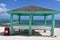 Cabana at Colliers Public Beach in the East End district of Grand Cayman, Cayman Islands