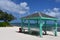 Cabana at Colliers Public Beach in the East End district of Grand Cayman, Cayman Islands