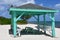 Cabana at Colliers Public Beach in the East End district of Grand Cayman, Cayman Islands