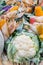 Cabbage, broccoli, corn, pumpkins . Healthy organic eco-food.