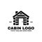 Cabin mountain logo
