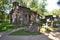 Cabin with root cellar and well