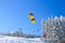 Cabin ski lift. Ski resort Schladming . Austria