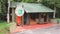 Cabin for tourists enter the Macuco Ecoaventura - Trilha do Poco Preto.