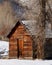 Cabin in winter