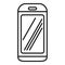 Cabine elevator icon, outline style